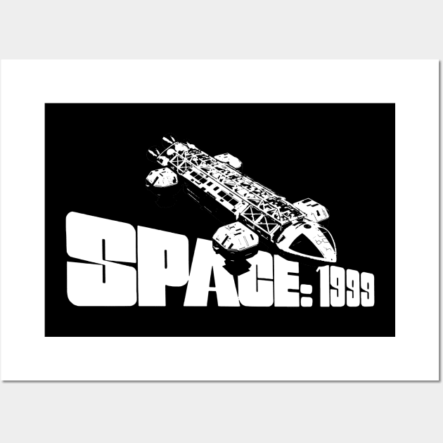 SPACE: 1999 - white Wall Art by KERZILLA